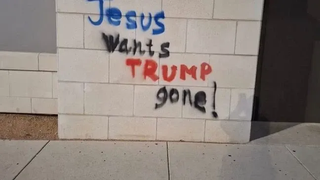 Texas Churches Vandalized During Anti-Trump "No Kings" Protests
