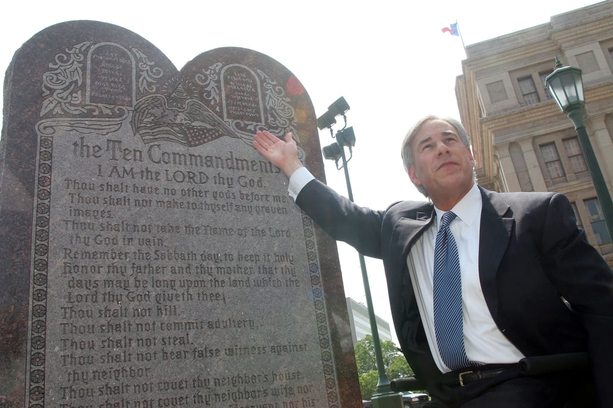 TEXAS HANGS THE TEN COMMANDMENTS: New Law Requires Biblical Display in Every Public School Classroom