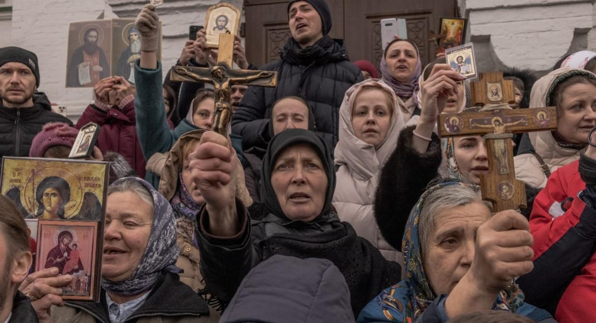 Orthodox Group Gathers in Washington to Demand End to Ukrainian Government Persecution of Orthodox Church