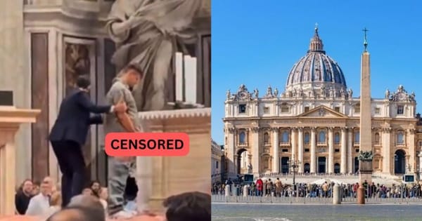 VATICAN: Muslim Desecrates St. Peter's Basilica AGAIN