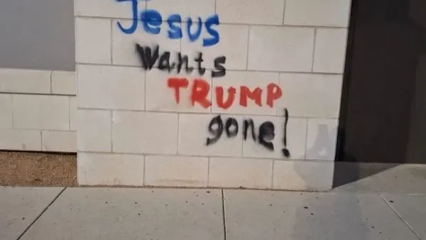 Texas Churches Vandalized During Anti-Trump "No Kings" Protests