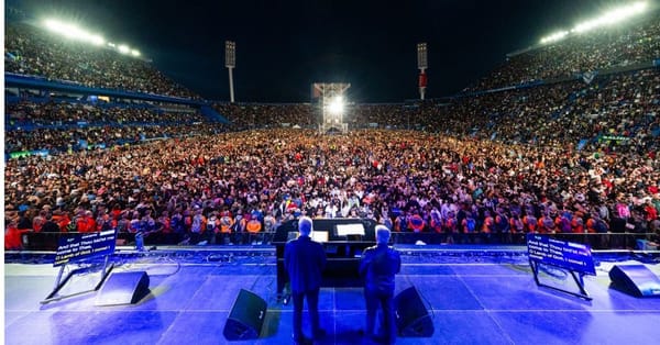 75,000 ARGENTINIANS FLOOD STADIUM TO HEAR THE GOSPEL: "A MIRACLE FROM HEAVEN"
