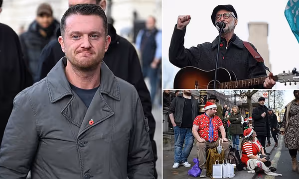 Tommy Robinson's Christian Carol Service Draws Small Crowd as Critics Question Authenticity of Faith Claims